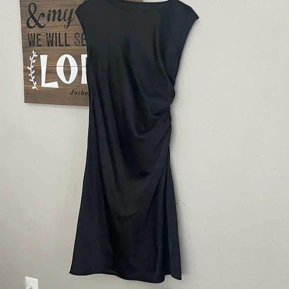 Banana Republic Factory Black Midi Dress - Picture 2 of 9